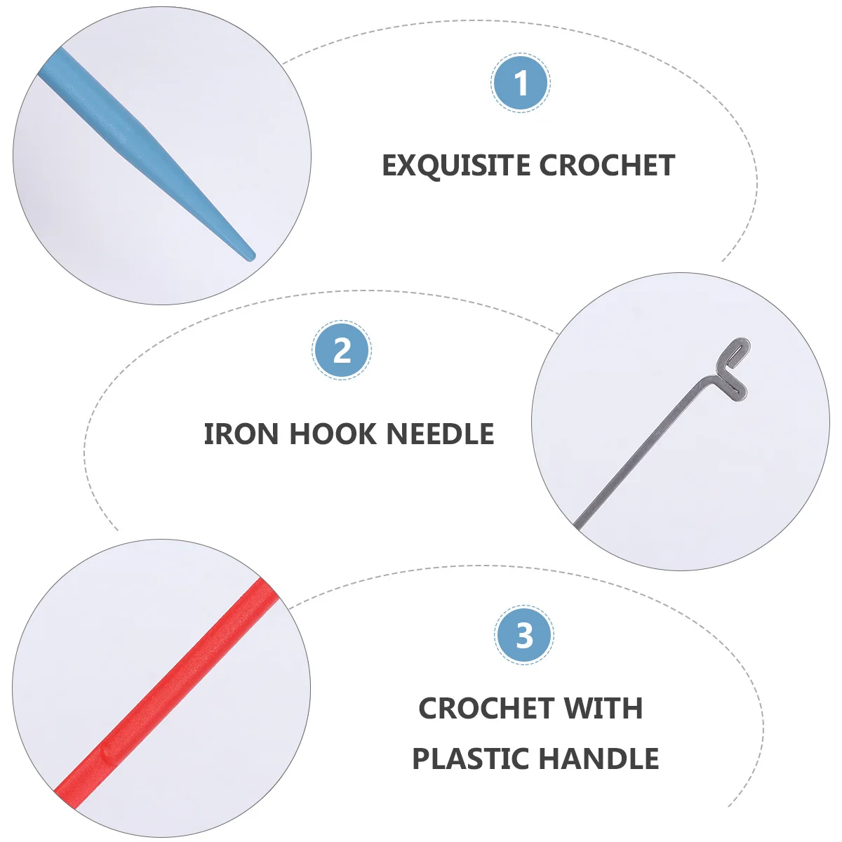 

4 pcs Portable Beading Needles Set Plastic Metal Embroidery Tool For Diy Craft Stitching Durable Needle Kit Opening Bead Work