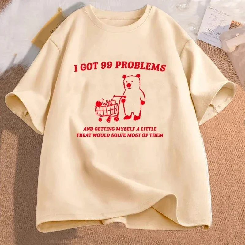 Tengo 99 problemas y yo conseguir un poco corta Unisex corto Casual camisetas de manga novedad camiseta japonesa
