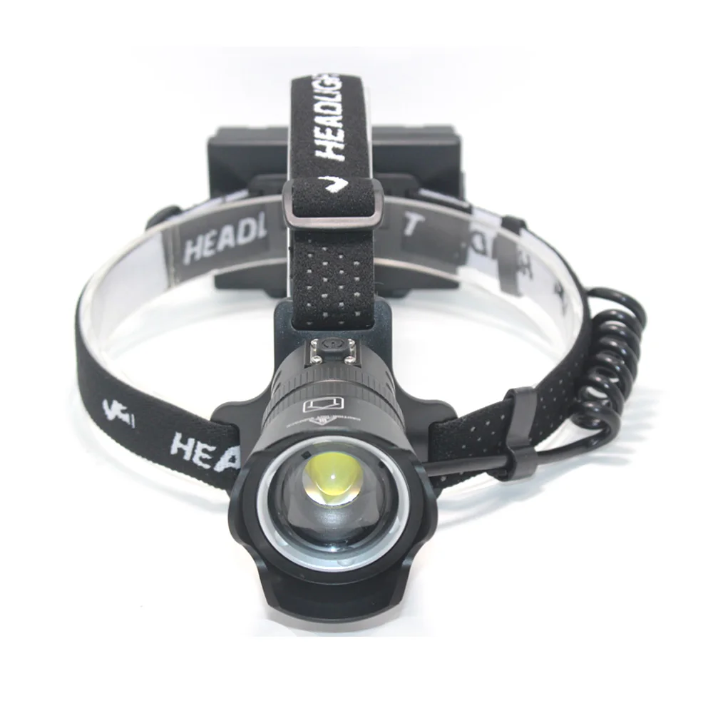 Outdoor Waterproof Ultra powerful LED Headlamp XHP90 USB Rechargeable Zoom Head Lamp 18650 Hunting Fishing Lantern