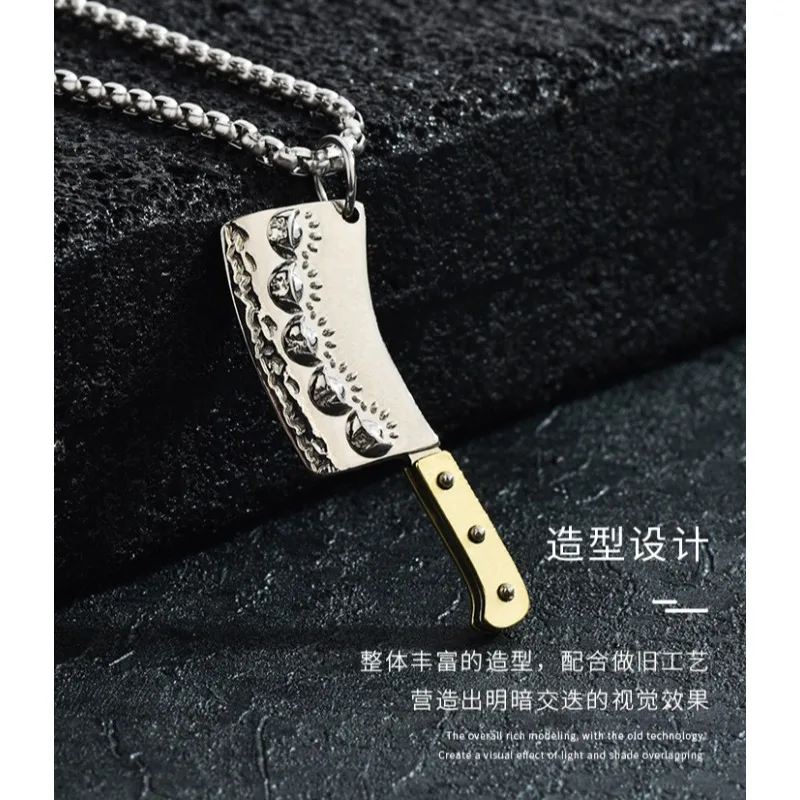 

2025 Personalized titanium steel necklace pendants are popular multi-functional men's necklaces nowadays