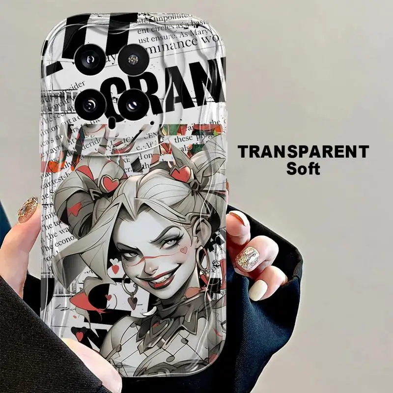 J-Joker Harley Quinn Lovers Phone Case for Redmi 9 9A 9C 9T 10 10A 10C 12 4G 12C 13C 4G5G 13 4G Redmi A1 A2 A3 A1 A2 Plus