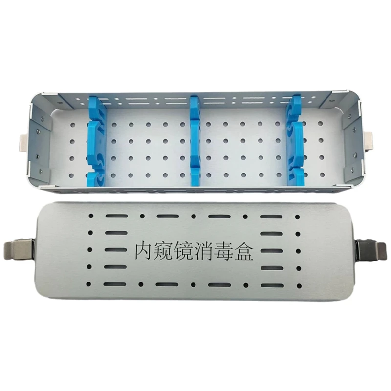 

AA81-ENT Rigid Endoscope Aluminium Sterilizations Container Instruments Sterilizings Case,Laparoscope Storage Box