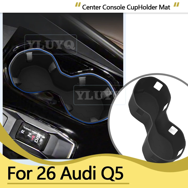 

For Audi Q5 car cup holder central console drink cup sleeve storage bag protective cover accessories