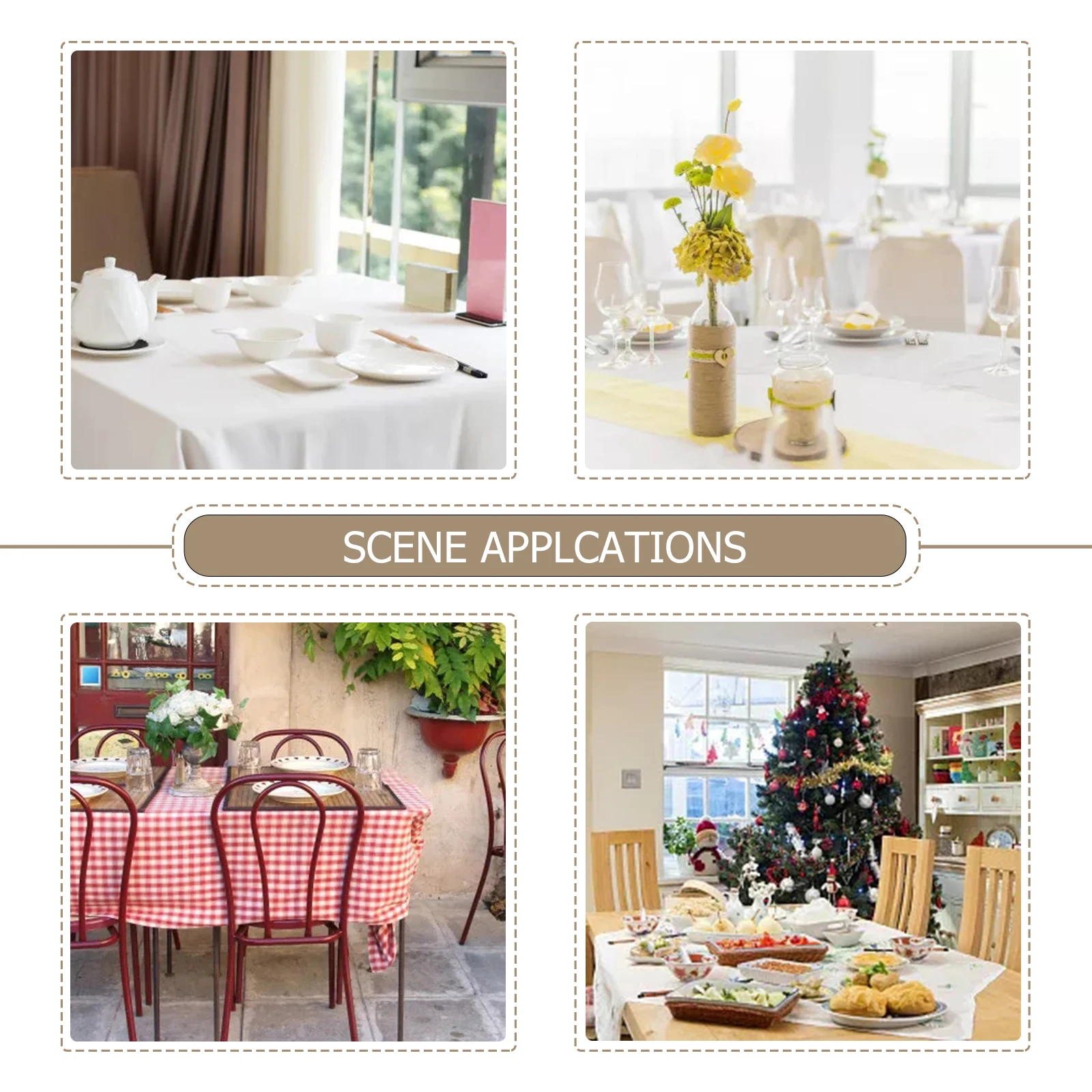 

8Pcs Stainless Steel Tablecloth Clips Adjustable Clamps for Picnic Wedding Party Windproof Table Cover Holders