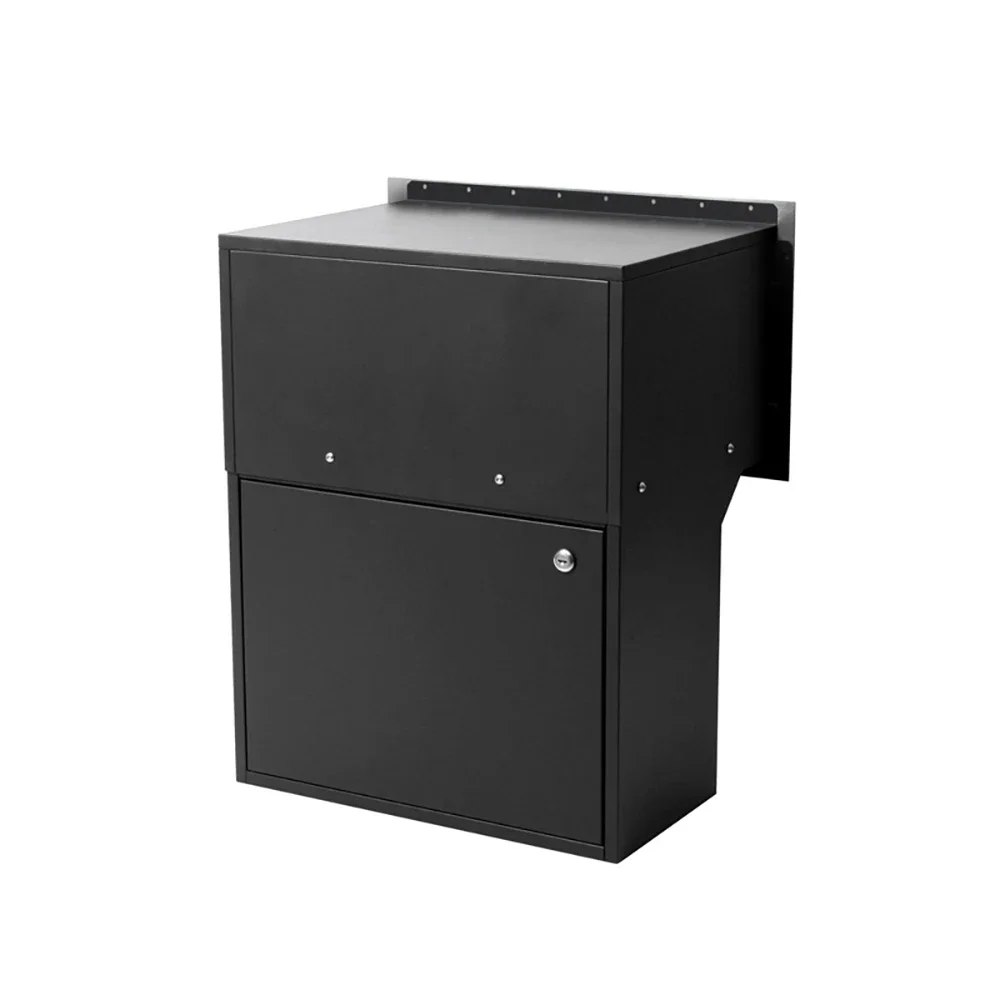 Commercial Recessed Heavy-Duty Wall Mount Mailbox Durable Large Capacity Parcel Drop Box for Secure Mail Storage