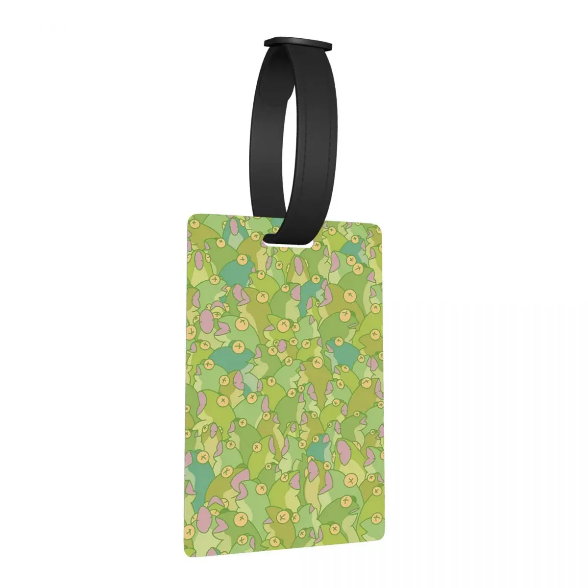 

Багажные бирки с изображением лягушки, аксессуары для чемодана, дорожный портативный багаж, посадочная бирка, держатель этикетки, идентификационное имя, адрес