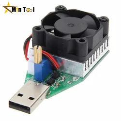 15W DC 3.7-13V Electronic Test Load Resistor USB Discharge Capacity Battery Tester with Fan Adjustable Current Module Tools