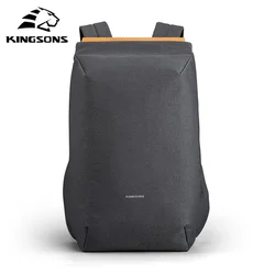 Kingsons 2025 New USB Charging Notebook Backpack 15.6 inch Laptop Computer Bag Men Anti-theft Waterproof School Bags for Boys