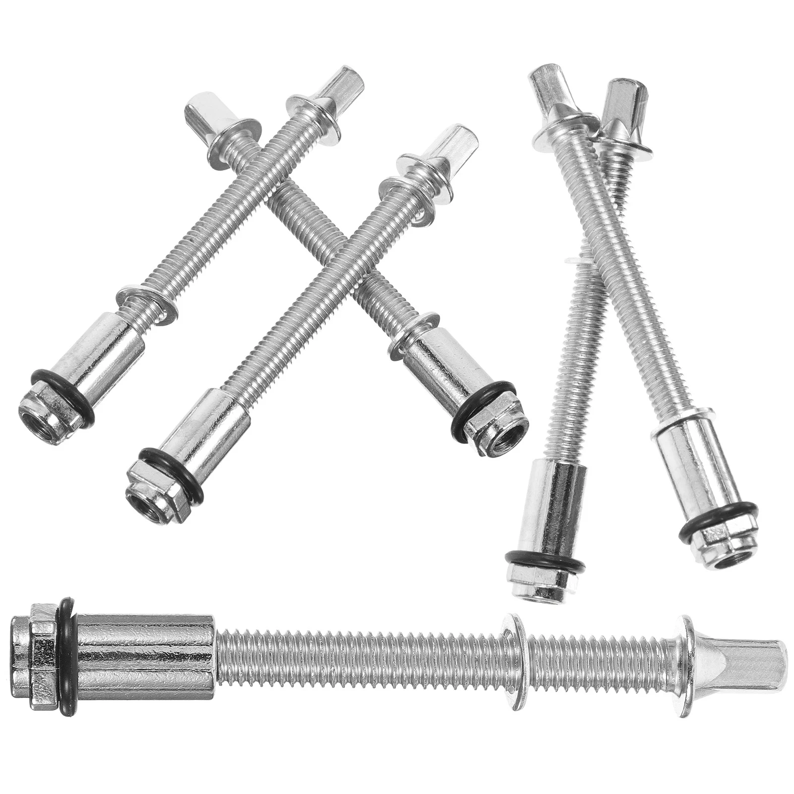 

6pcs Screws Tension Rods 78Mm Replacement Parts For Snare Bass Repair Durable Metal Hardware Kit Drum Screw Rods Drum Set