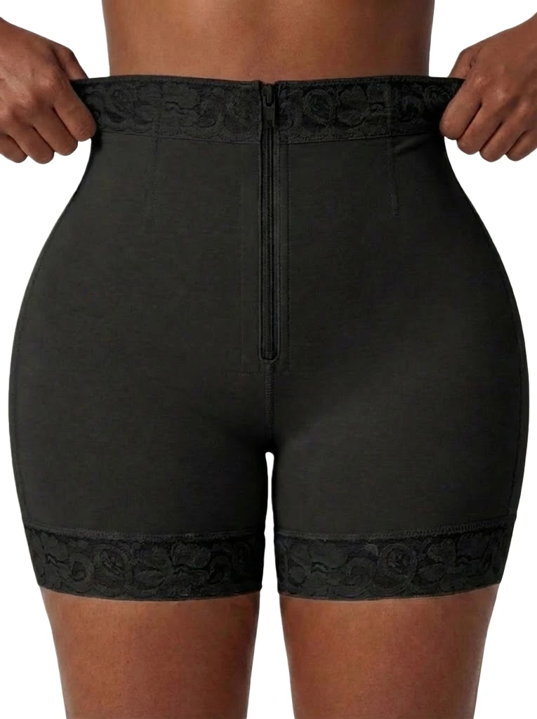 

High Waist Zipper Shapewear Shorts for Women Thigh Slimmer Body Shaper Underwear Butt Lifter Slimming Underpants