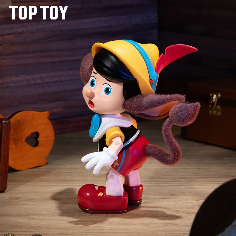 TOPTOY Disney Pinocho Growth Diary Series Figura Decoración de escritorio Regalo de cumpleaños Lindo