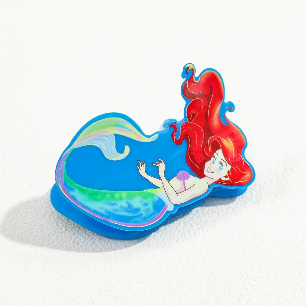 Ariel, el clásico personaje animado de Disney de La Sirenita, garra para el pelo con imagen de dibujos animados, accesorio para el cabello multifuncional