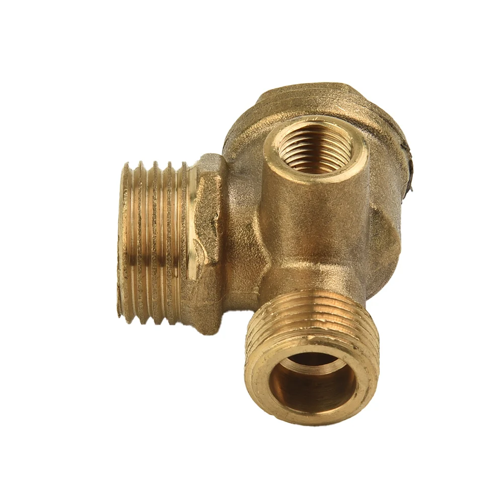 Yellow Parts Air Compressor Check Valve Thread Connector 10/12/20mm Replacement Central Pneumatic 40400 Practical