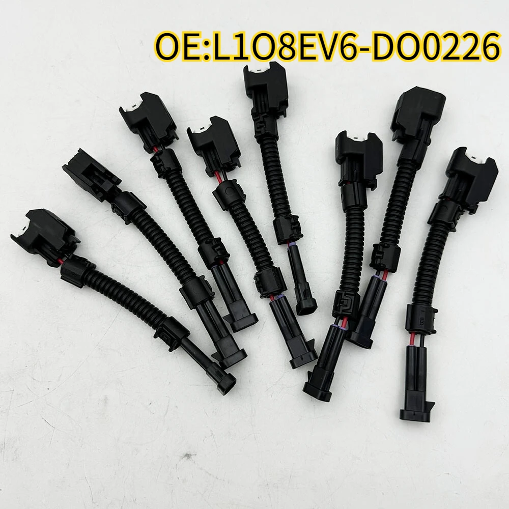 

Для L1O8EV6-DO0226 8 шт. EV6 женский адаптер для разъема топливной форсунки Delphi для двигателя, новый