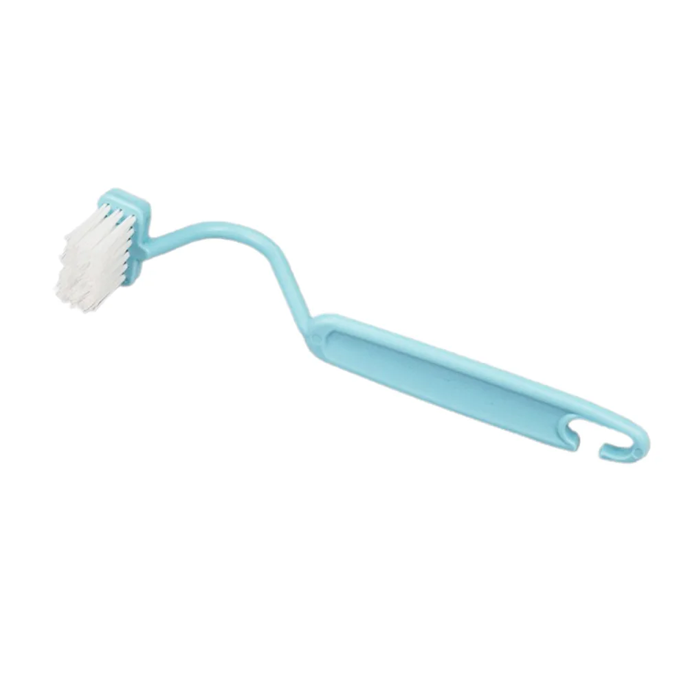 Bent Handle Toilet Brush 1 Pcs Curved S-Type Simple Under Rim 4cm*20.5cm Bristles 2.7cm Cleaning Fine Bristles