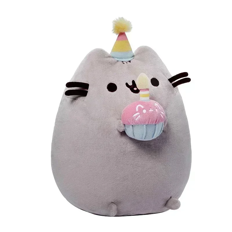 Pusheen Kawaii Plüschtier Donut Einhorn Raumdekoration Anime Kartoffelchip Eiscreme Pizza Kuchen Katze Stofftier Puppen Geschenk