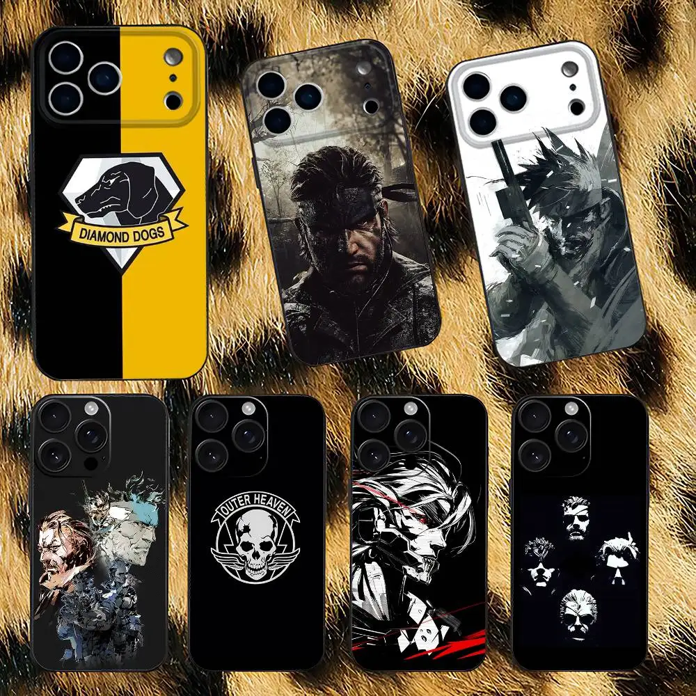

Game M-Metal Gear Solid Phone Case For iPhone 17,16,15,14,13,12,Pro,Max,Plus,E,SE4,Air,Mini Black Soft Box