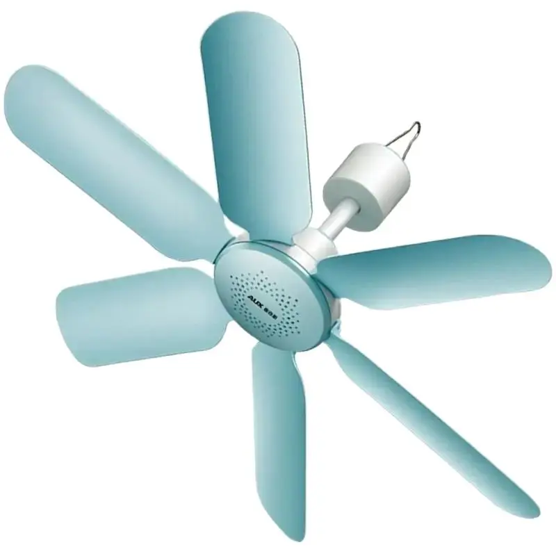 

Small ceiling fan Mini fan dorm room Bed Small mosquito net ceiling fan Big wind Mute Household Power supply