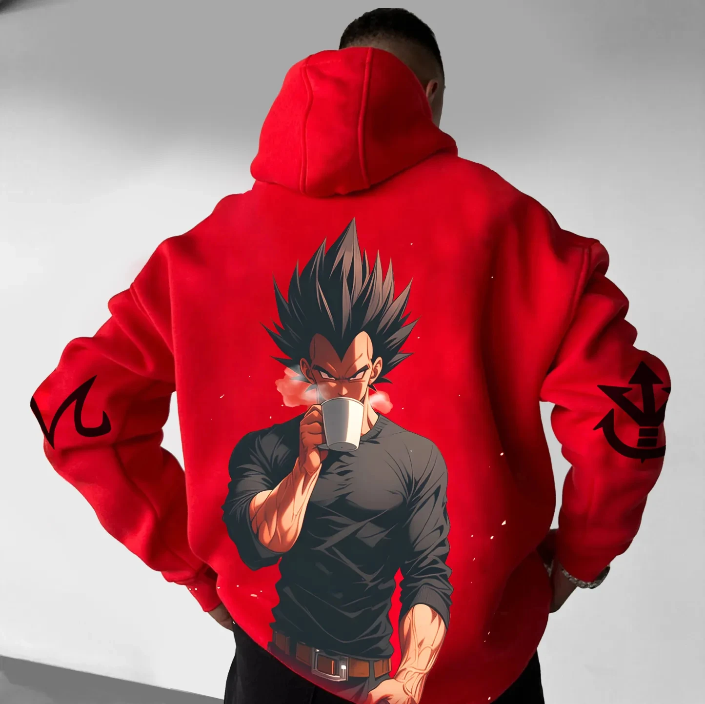 

Anime Dragon Ball Vegeta Harajuku Hoodie Street Wear Men Cotton Autumn Winter Hooded Sweater Oversized Women Long Sleeve Unisex