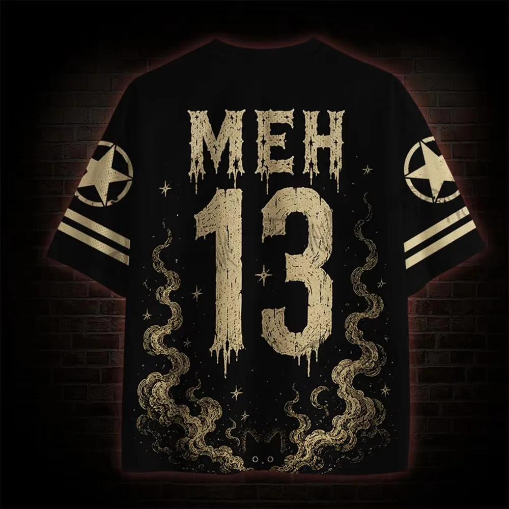 Best Selling Short Sleeved T-shirts, Horror Dark Series Clothing, Fashionable Neutral Short Sleeved Sportswear with Quick Drying