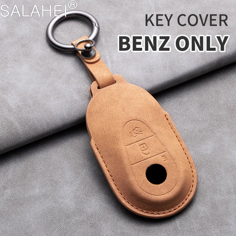 Car Key Case Cover For Mercedes Benz A C E S G Class GLC CLE CLA GLB GLS W177 W205 W213 W222 AMG W206 W223 S350 C260 C300 S400