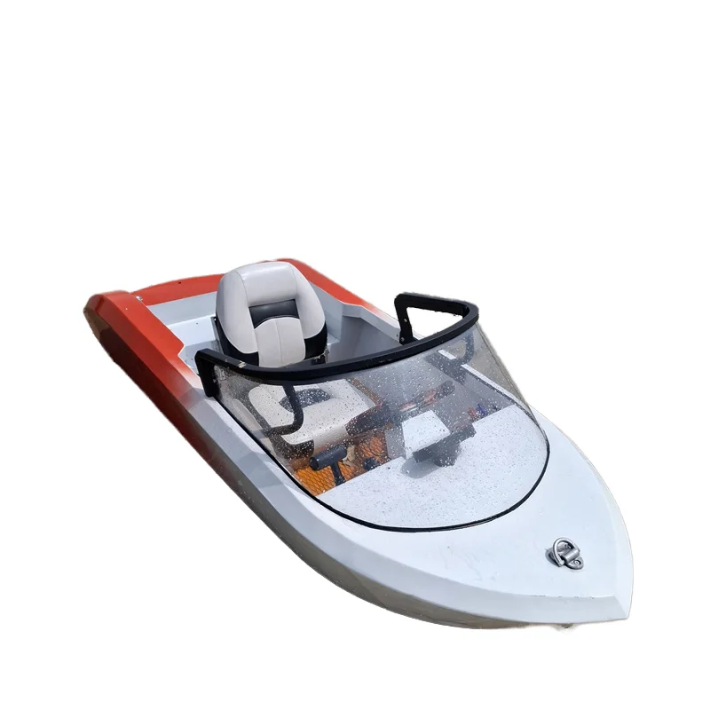 Adults' Mini Speed Boat Aluminum Powered Jet Boat With Inboard Engine Tool For Water Sports