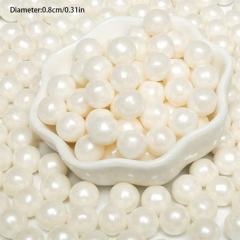 85 g 0,2/0,4/0,6/0,8 cm weiße Farbe, Perlenkugel, Kuchendekoration, DIY, Donut, Dessert, Backen, Streusel, dekorativ, nur zur Dekoration – Detail 9