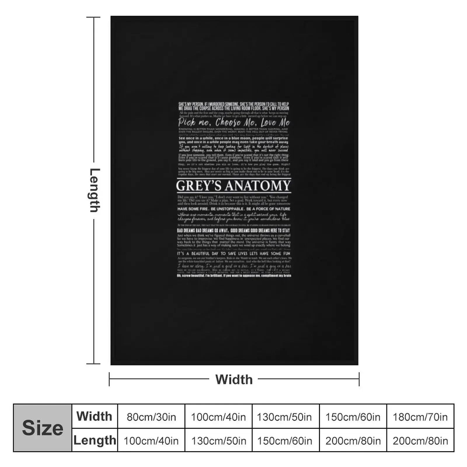 typography black Throw Blanket Luxury Brand halloween Summer Blankets