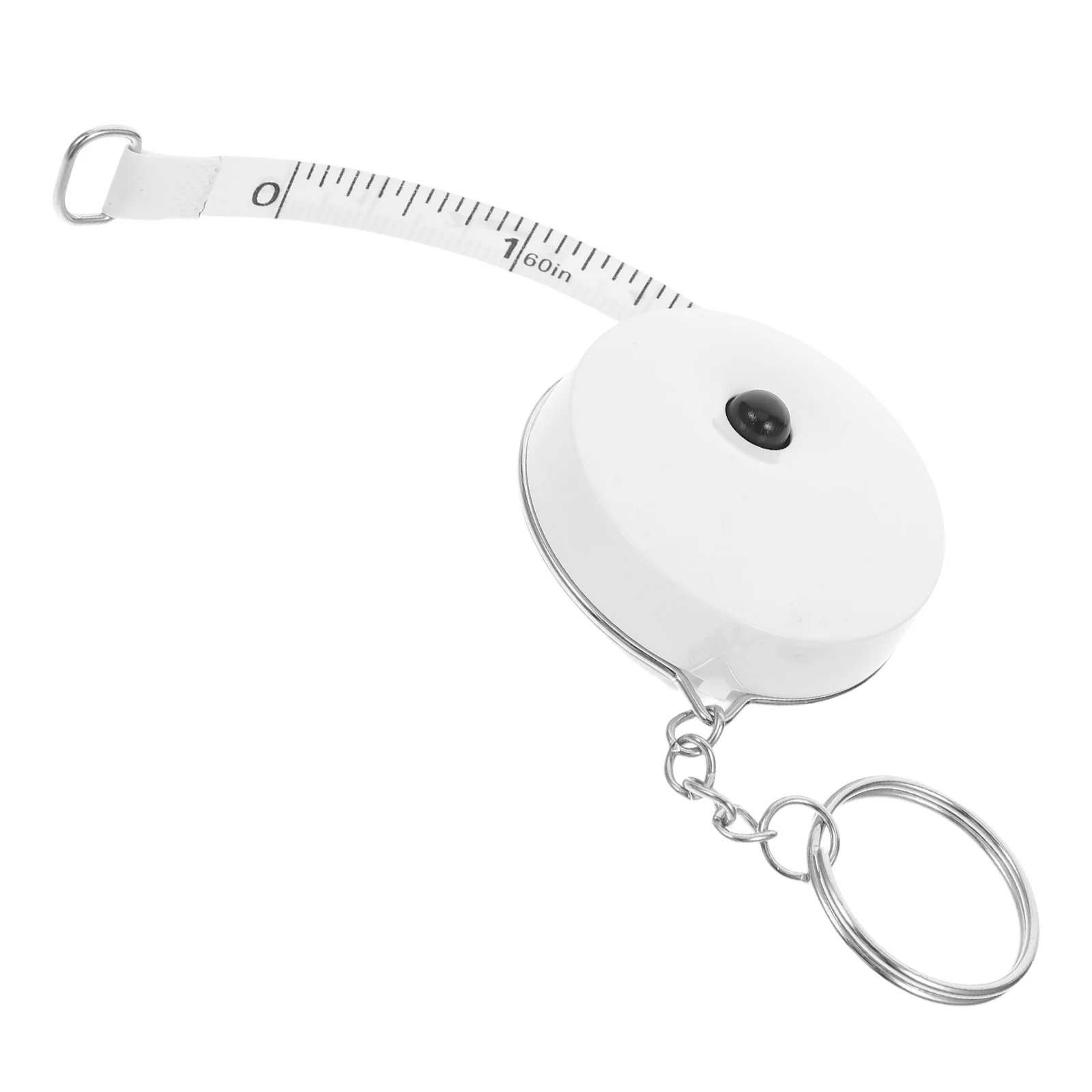 

Mini Candy Color Key Chain Measuring Tape Soft Retractable Tape Measure Portable Sewing Knitting Crochet Body Measuring