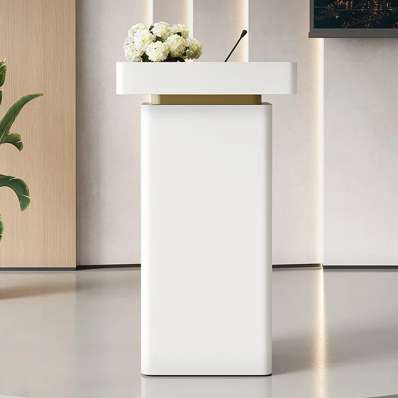Luxury Bar Reception Desks Beauty Shop Modern Hotel Restaurant Display Reception Desks Company Mostrador Commercial Furniture