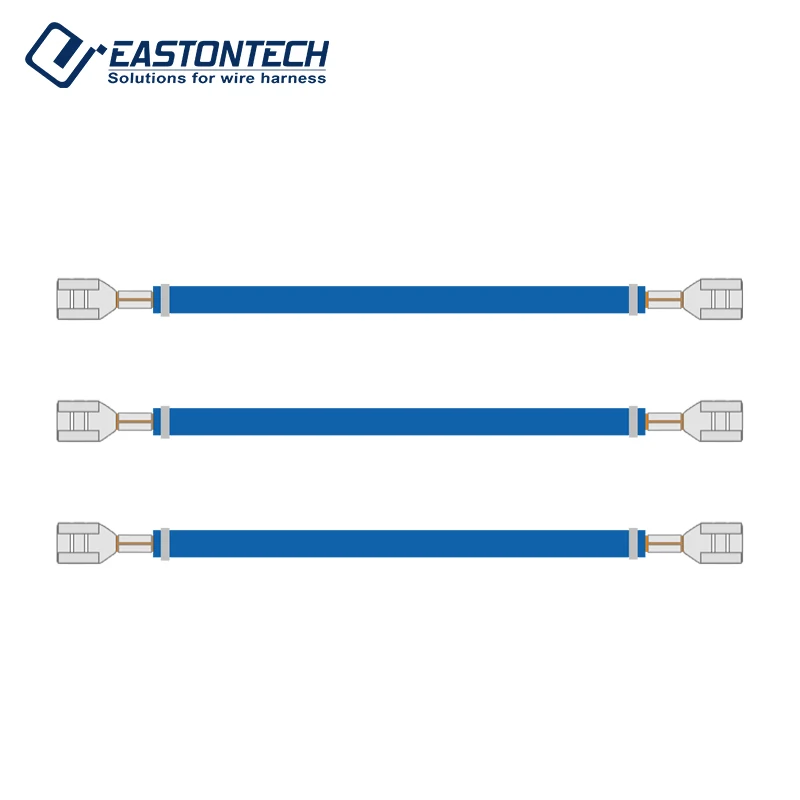 EW-8075 Servo Máquina de crimpagem de cabos totalmente automática de cabeça dupla (0,3-16 mm2/AWG9-23)
