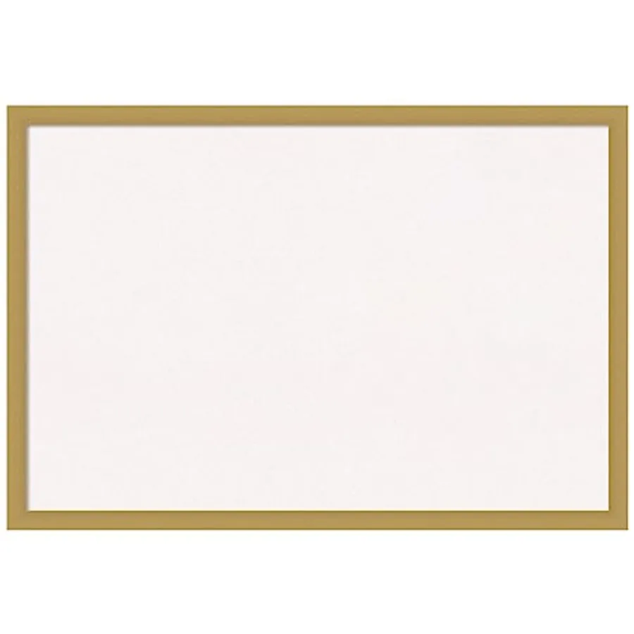 

Белая пробковая доска для стен 26x38 с золотой рамкой, большая пробковая доска для заметок, декор для офиса и дома, органайзер для повседневного использования