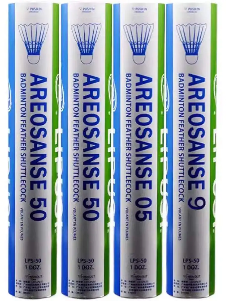 Raqueta de Bádminton Profesional Resistente al Viento para Entrenento en Interiores y Exteriores, Cabeza de Corcho Cues...