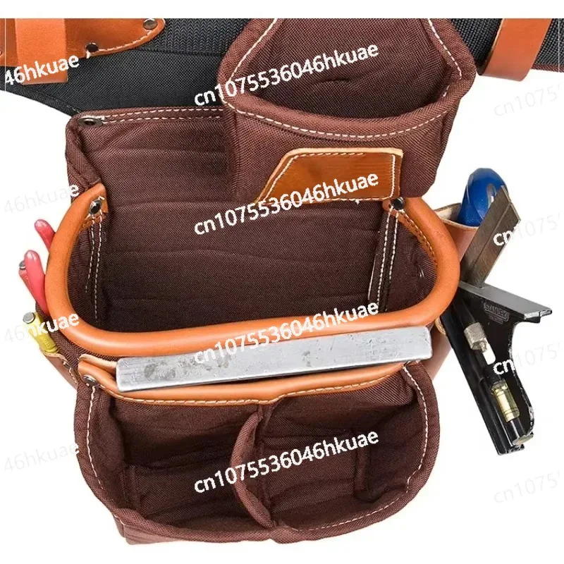 Heavy Duty Leather Small Tool Bag New Design Waterproof Tool Organizer for Electric Tools & Hand Tools