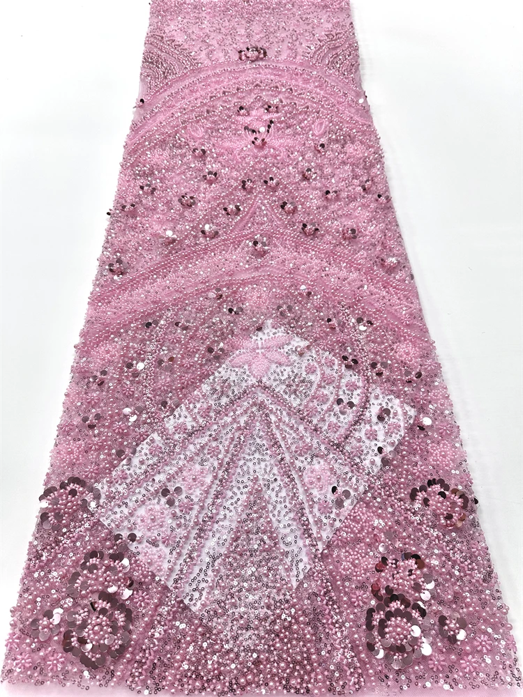 تصميم جديد قماش دانتيل ترتر أفريقي 2025 جودة عالية ثلاثية الأبعاد قماش دانتيل مطرز فرنسي العروس النيجيرية لفساتين حفلات الزفاف