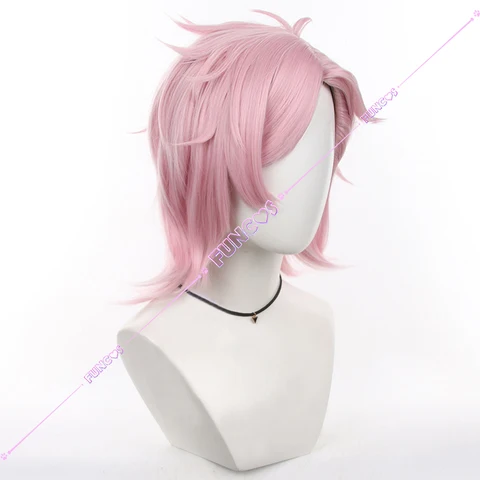 Косплей парик Mitsuki Kiryu IBEASEN розовый