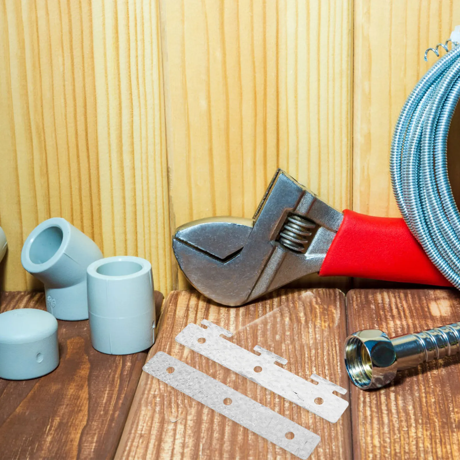 

5pcs Strip Universal Hanger Plastic Bracket Easy Install Mounting Hardware For Home Commercial Use Strip Curtain Mount Bracket