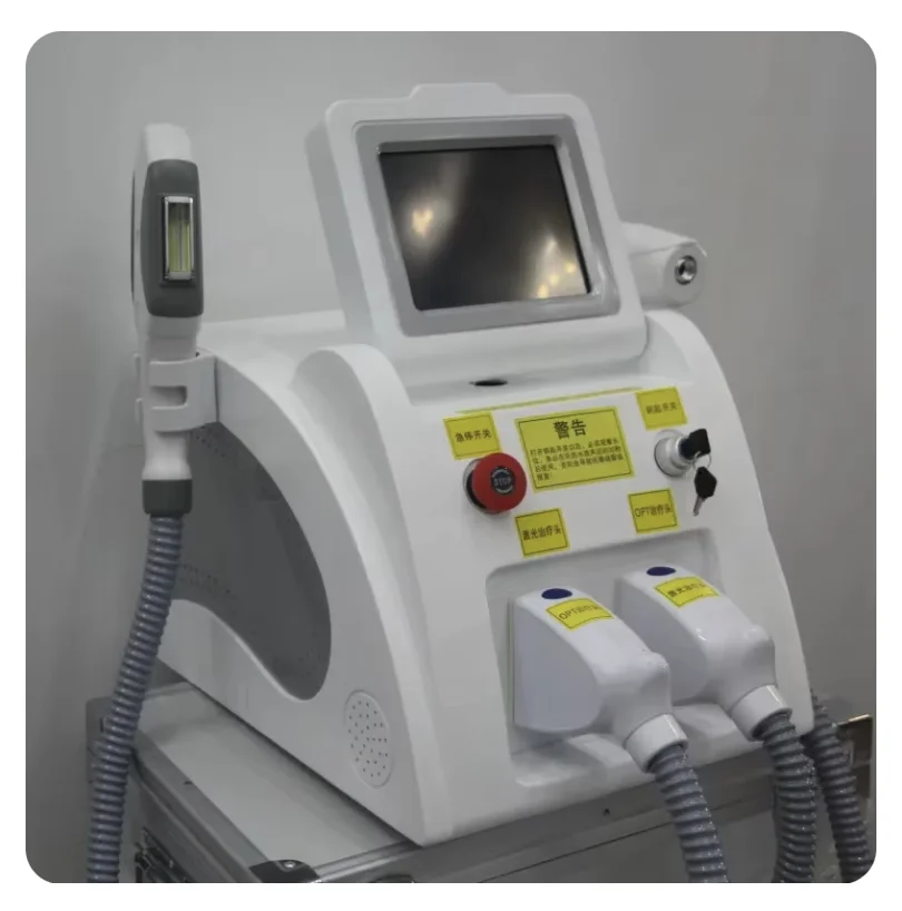 2025 ポータブルレーザー 2 で 1 Nd Yag タトゥー除去機 IPL OPT L-aser 脱毛機 ND YAG タトゥー除去ヘアレーザー