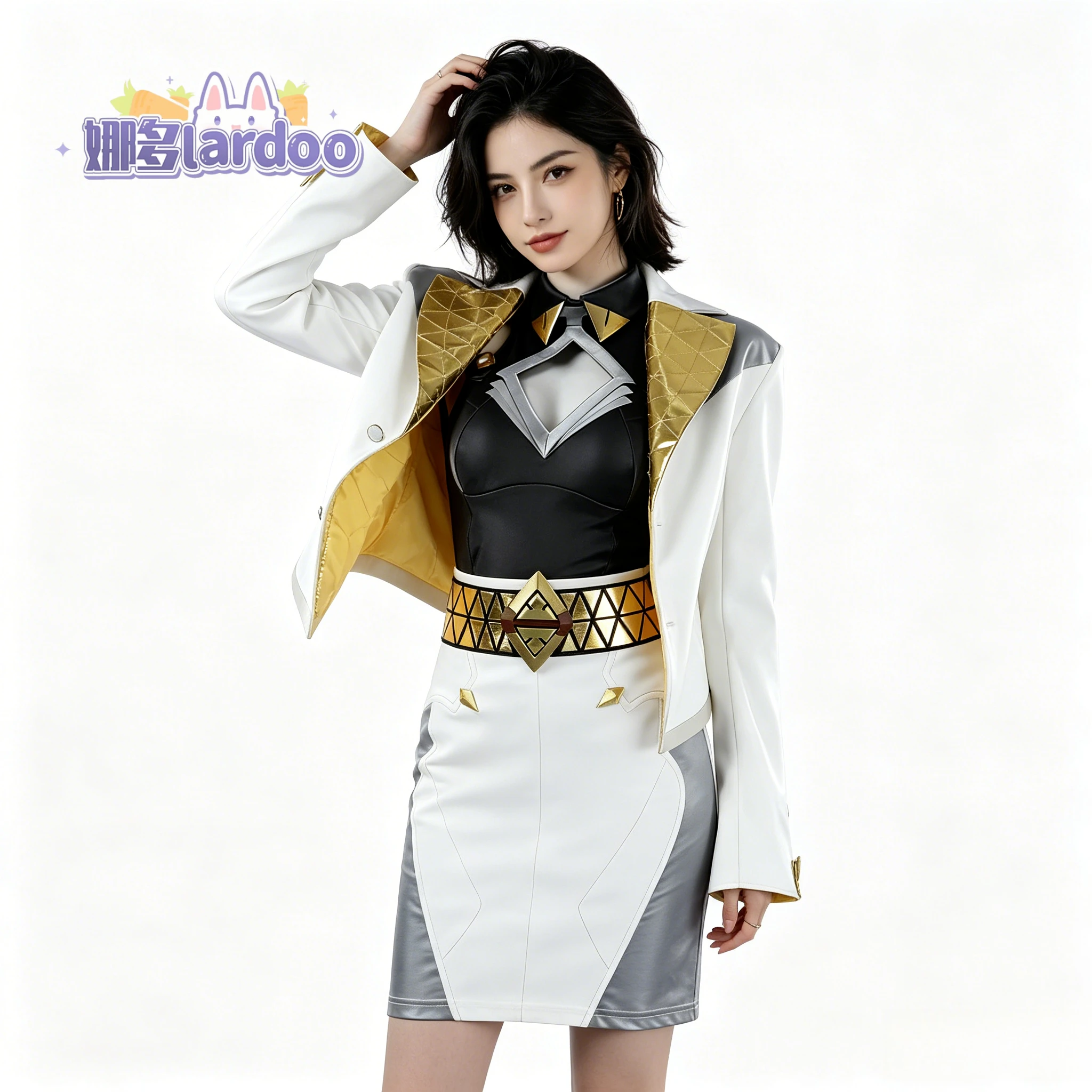 

Game Overwatch Vaira Singhania Domina Cosplay Costume Uniform Halloween Carnival Party Christmas Play Role Clothes Clothing
