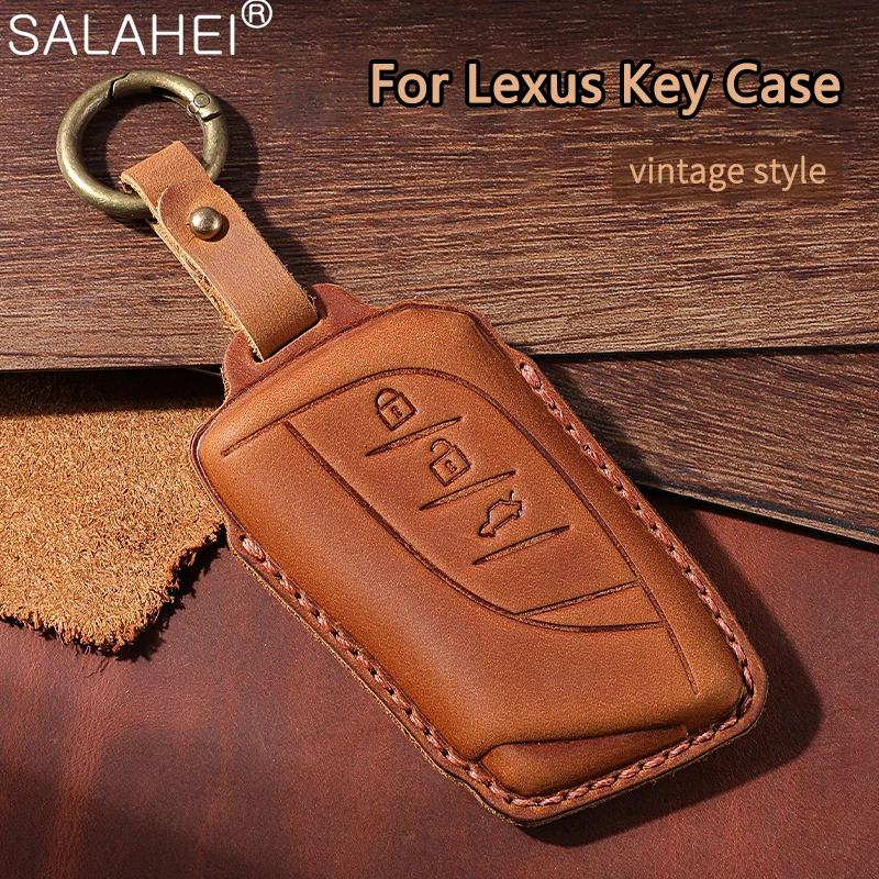 Leather Car Key Case Cover Holder Protector For Lexus NX ES UX US RC LX GX IS RX 200 250h 350h LS 450h 260h 300h UX200 Accessory