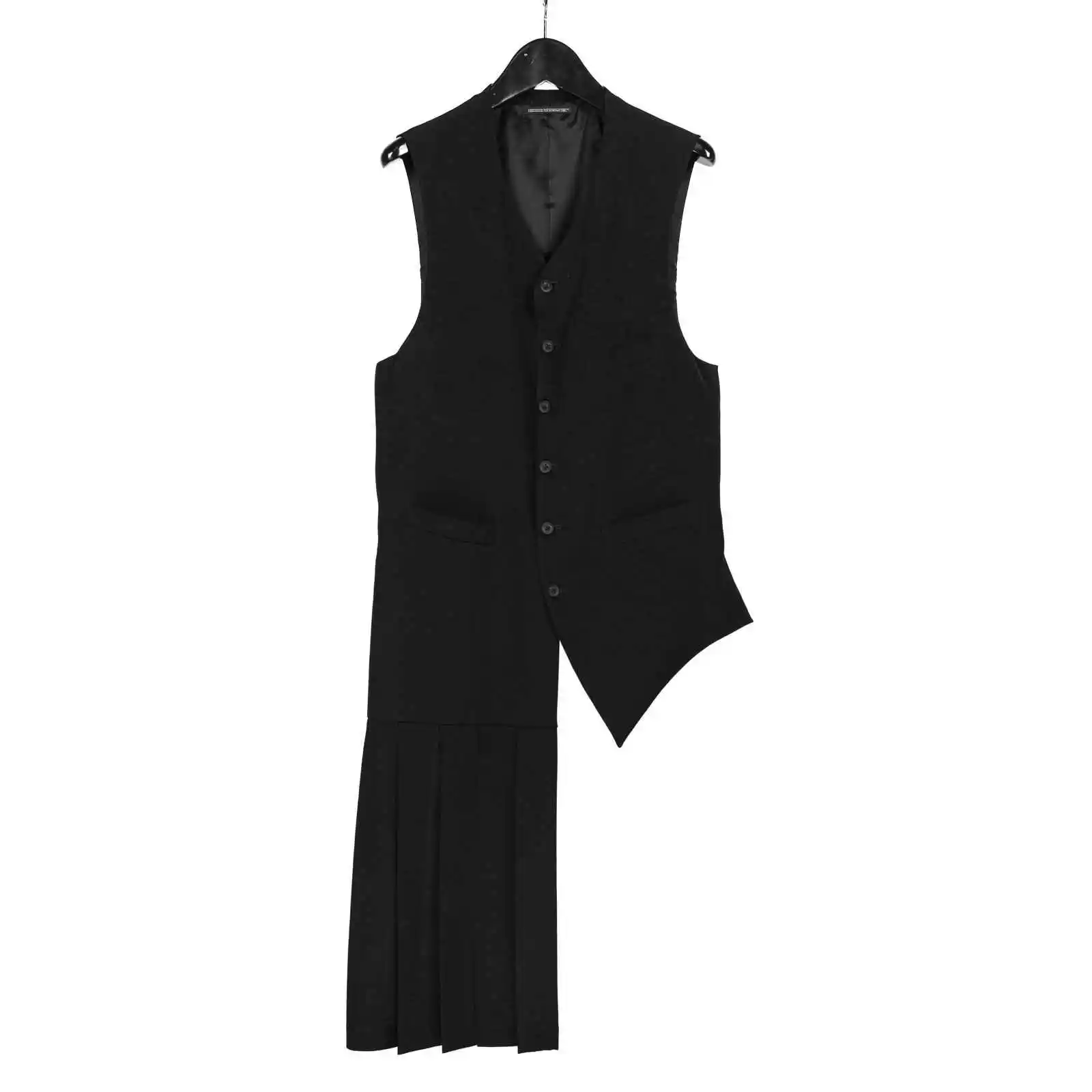 TOP-YAMAMOTO25 Spring/Summer New Stylish and Versatile Pleated Vest