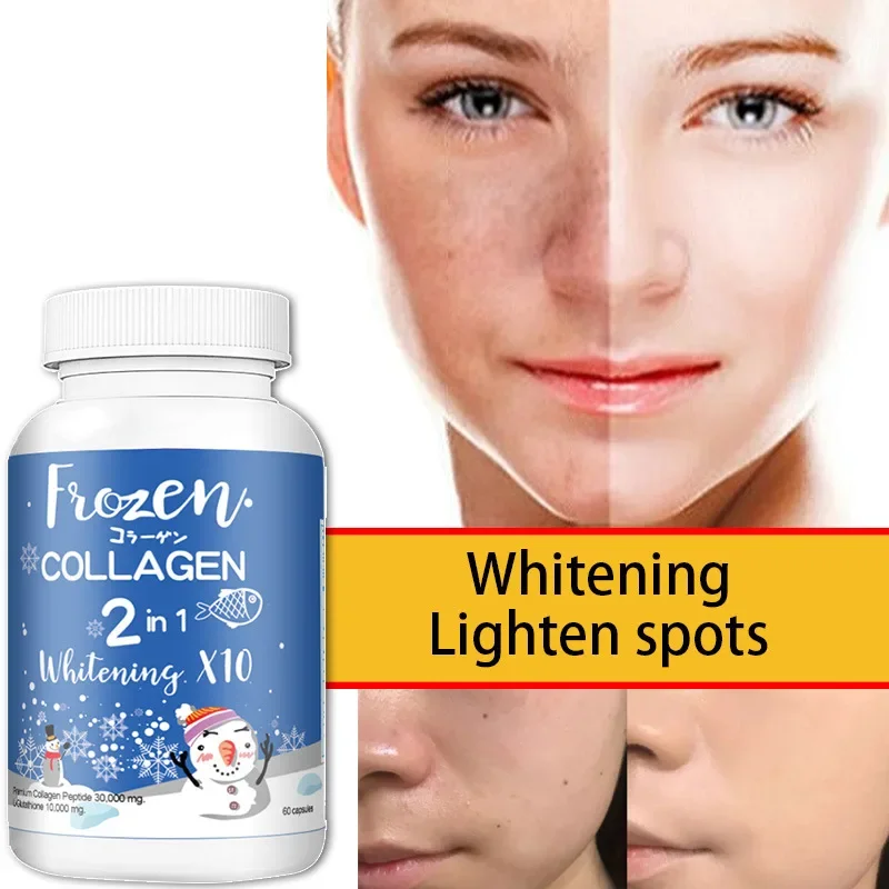 2Bottle 120 Pills 2 in 1 Frozen with smooth skin