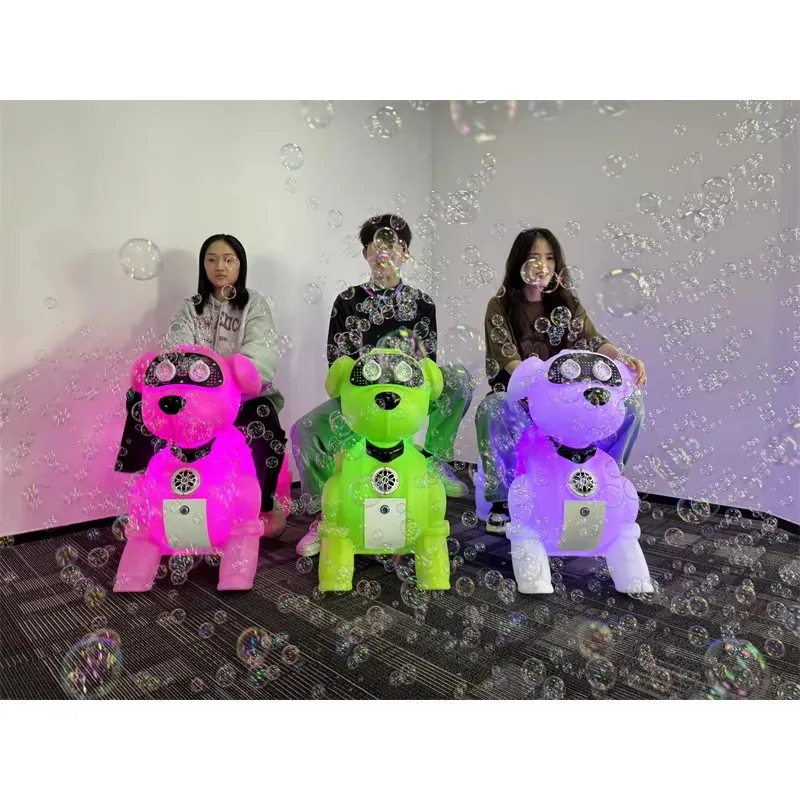 

great value for money Customized Kids Electric Ride on Bike Two-Year Warranty Bubble Dog Electric Riding Game Machine