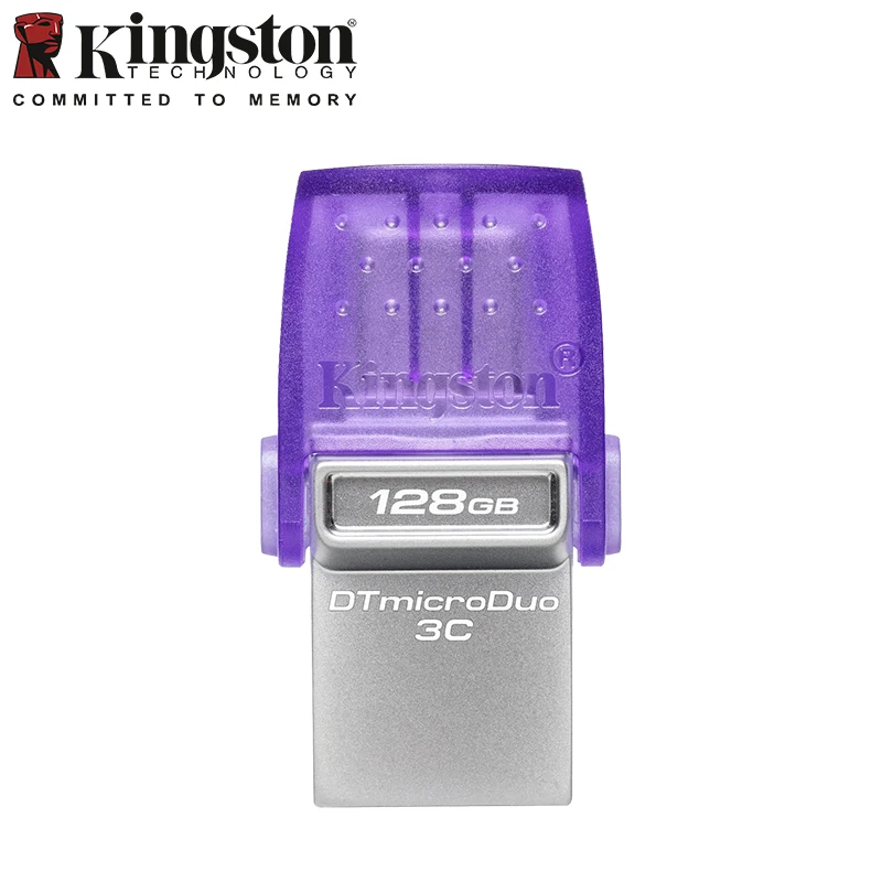 محرك أقراص فلاش USB Kingston-OTG ، DTDUO3CG3 ، USB ، محرك أقراص قلم Type-A ، محرك قلم Type-C ، 64 جيغابايت ، جيغابايت ، جيغابايت ، عصا الذاكرة لفون 15 برو