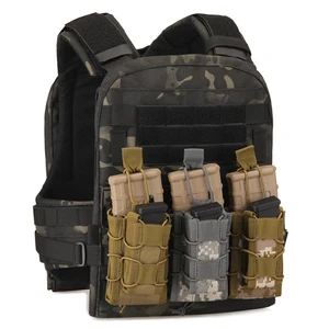 Liquidação_molle taktik dergisi kılıfı, iki katlı tek çatal bıçak takımı, taktik, ar m4 ar15 tüfek, 9mm tabanca mag taşıma çantaları ac İlkbahar dergisi için en iyi 10 satış-№4