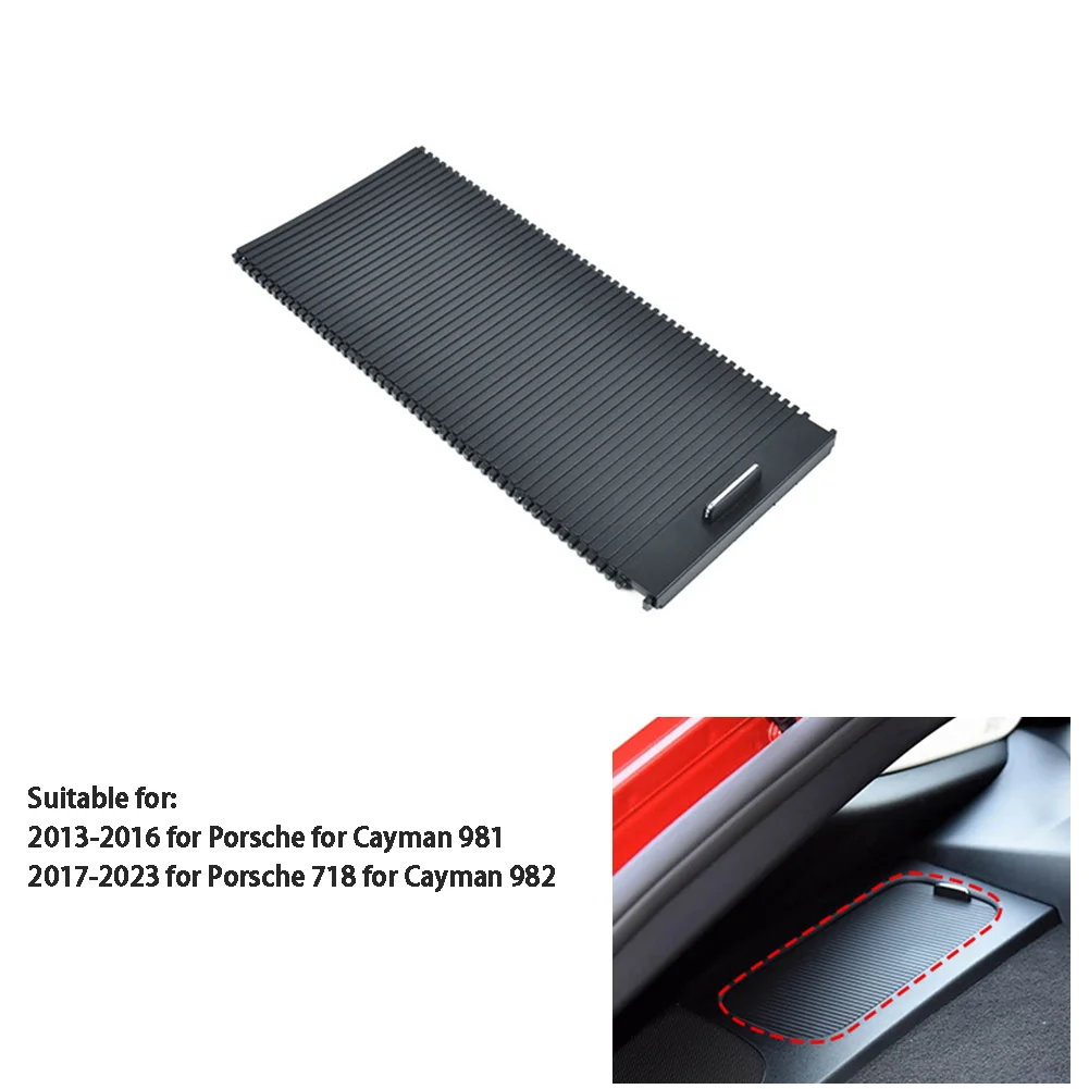 OEM 98155542300 Roller Blind Cover Compatible with For Porsche For Cayman 981 982 Rear C Pillar and Cup Holder Function