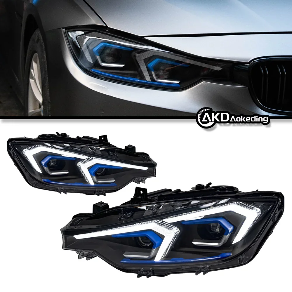 

Suitable for BMW 3 Series F35 12-19 year headlight assembly F30 modified new LED spoon daytime running light steering