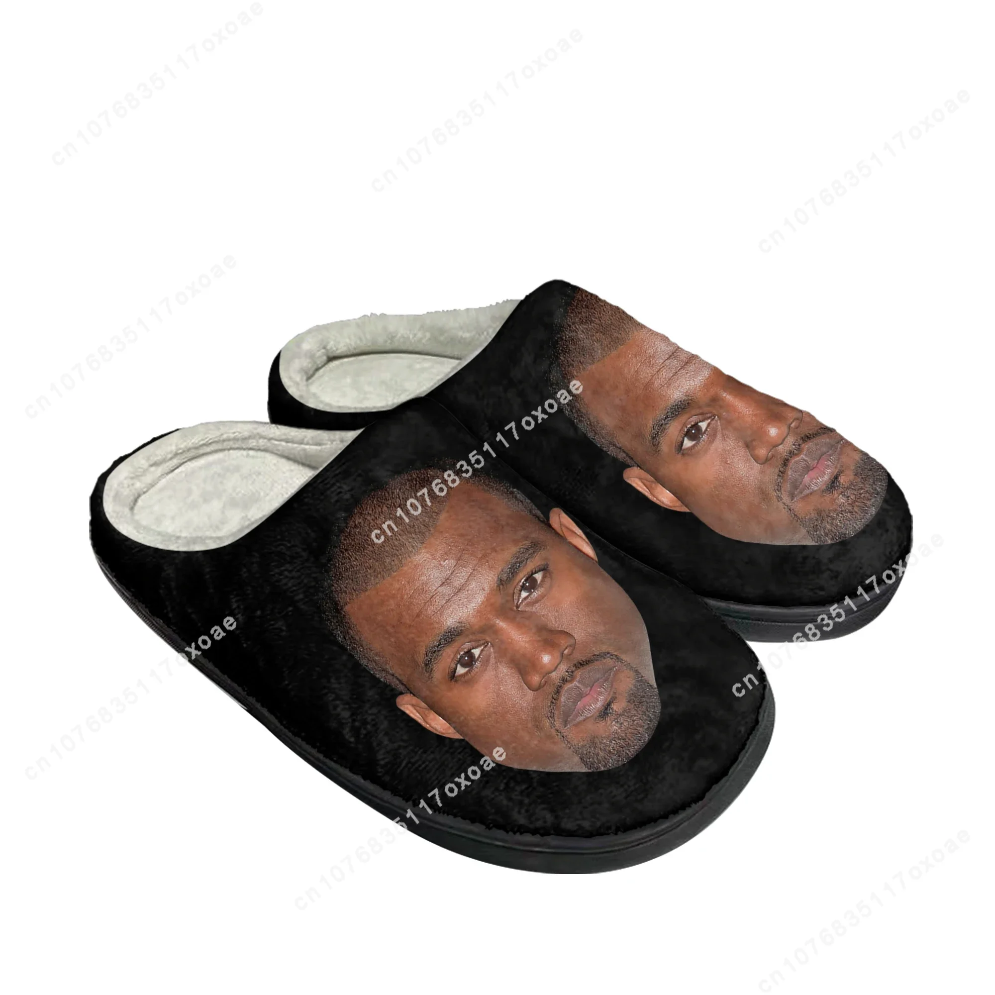 Kanye West Rapper Shoes Home Cotton Slippers Mens Womens Animal Plush Bedroom Casual Keep Warm Shoes Thermal Slipper Custom Shoe