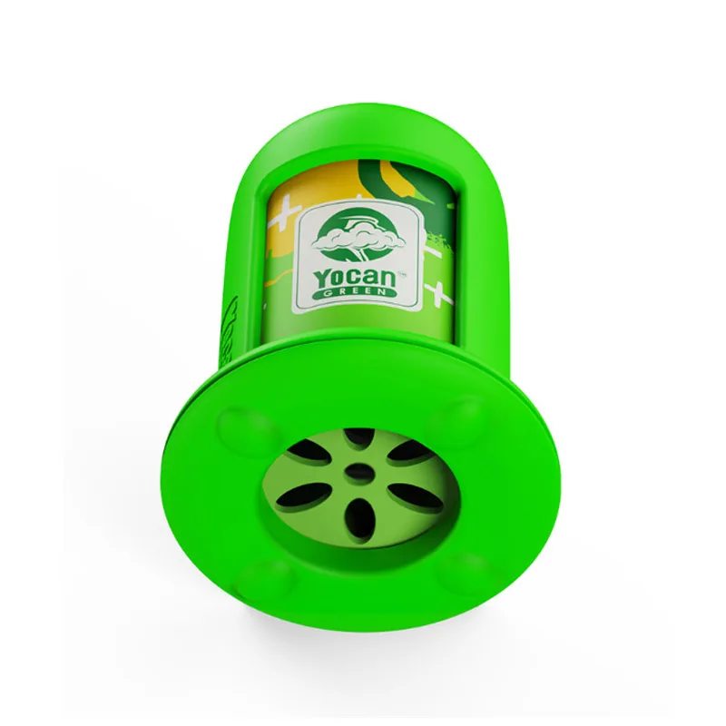 Yocan Green Flying Saucer Personal Air Filter 4 Stage HEPA Filter Replaceable Filter Cart Silicone Case Smoking Accessories