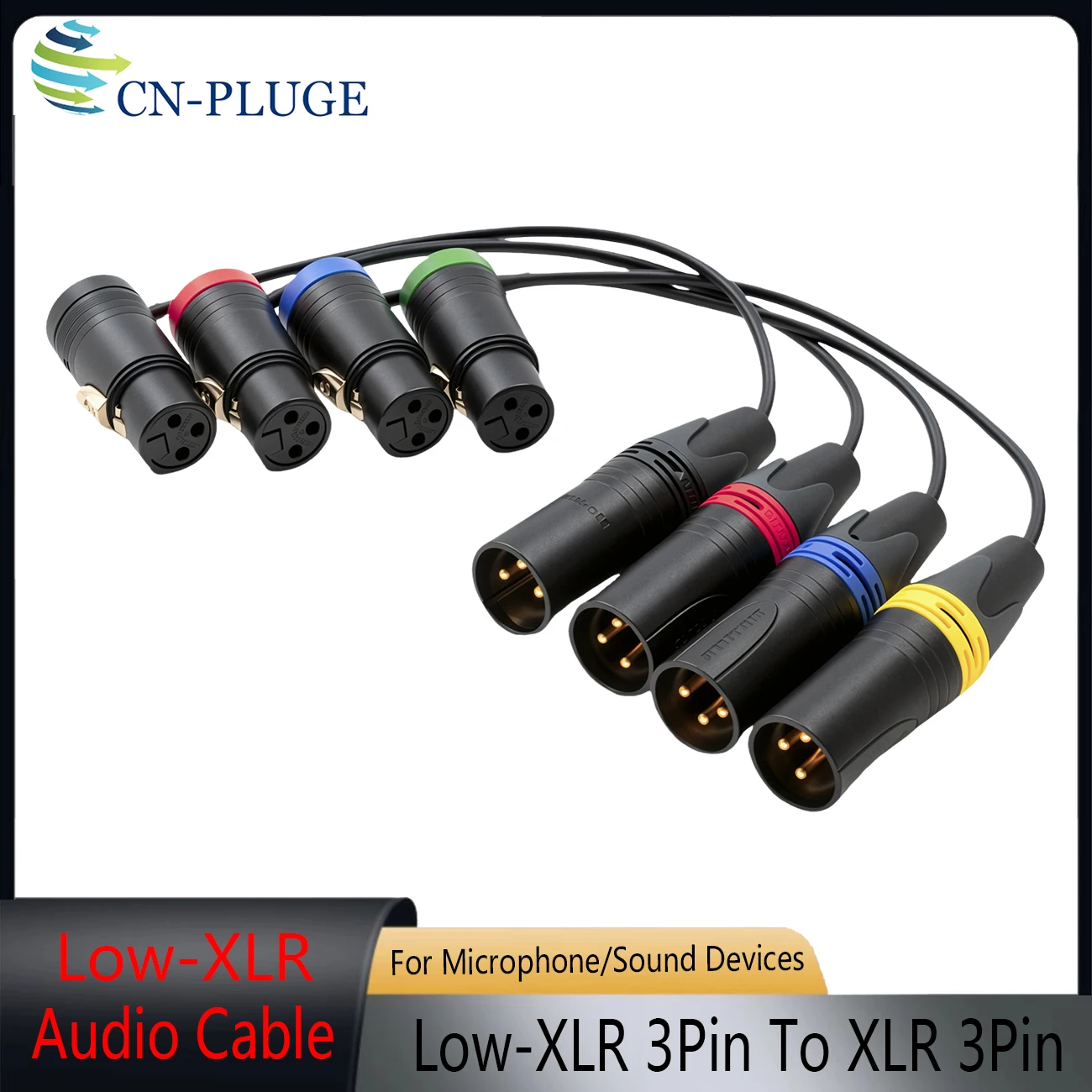 Low-Profile 3 Pin XLR NEUTRIK Female To XLR 3pin Audio Cable for Lectrosonics Microphone